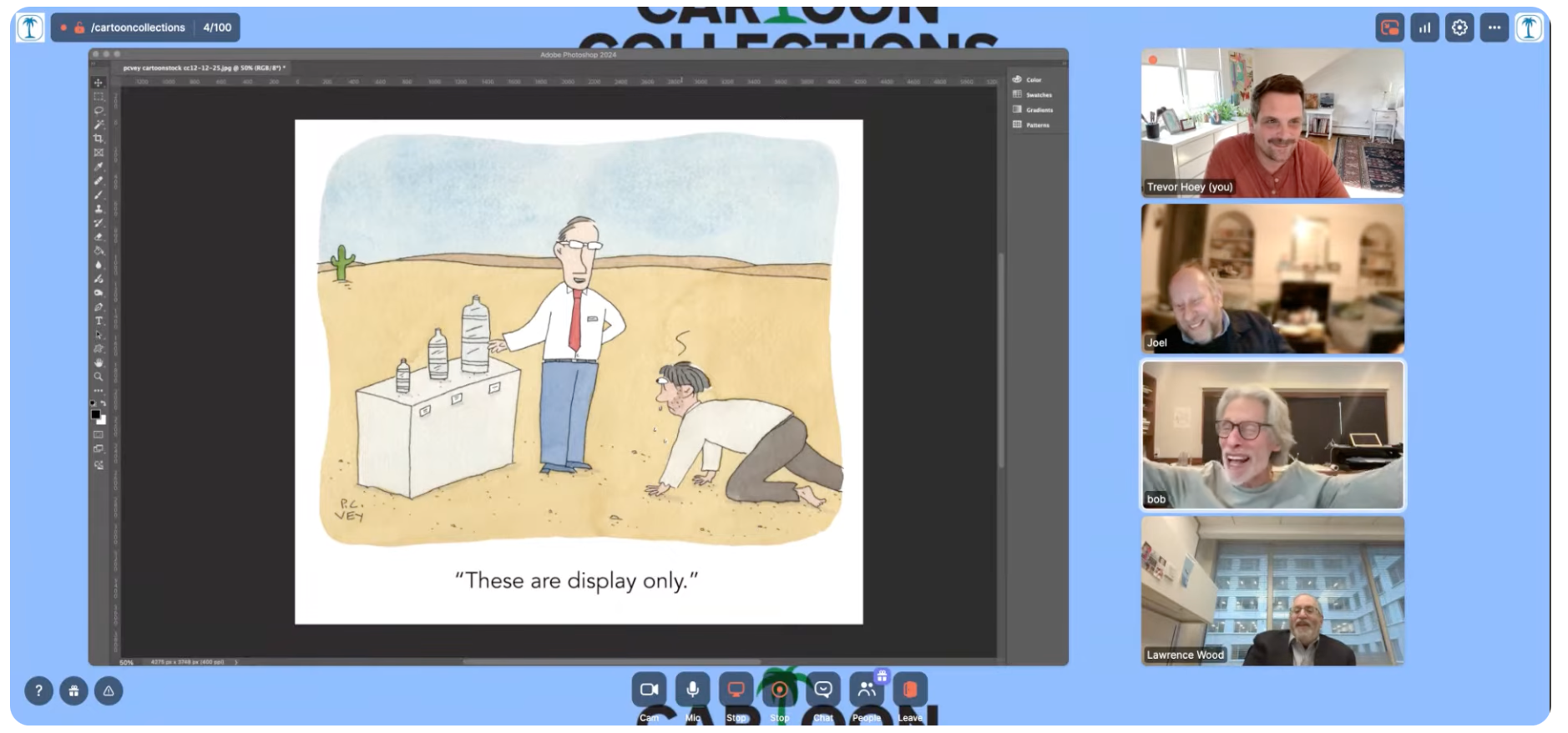 CartoonStock judging video &mdash; Caption Contest #201